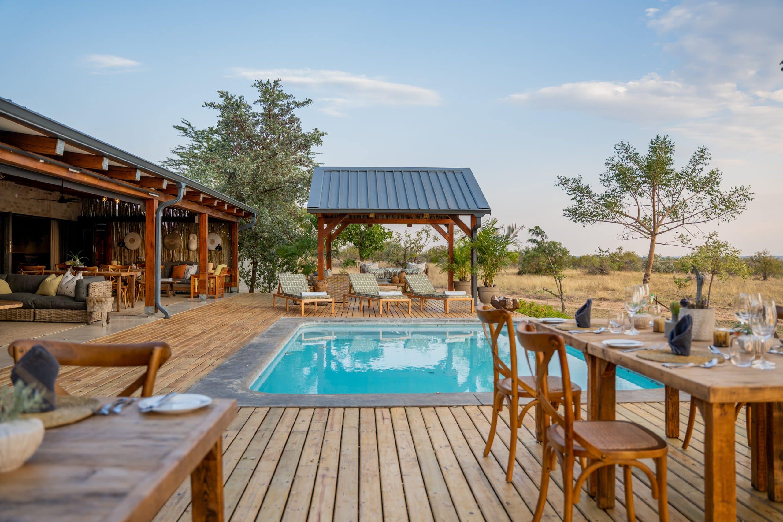 Walkers Plains Camp pool area