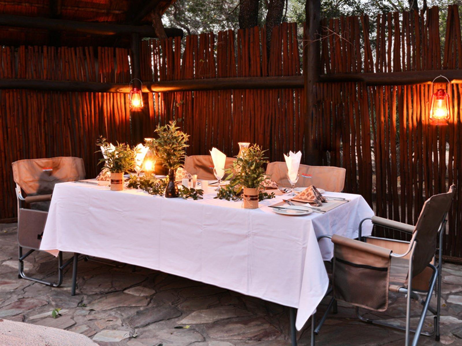 tangala safari camp dining table