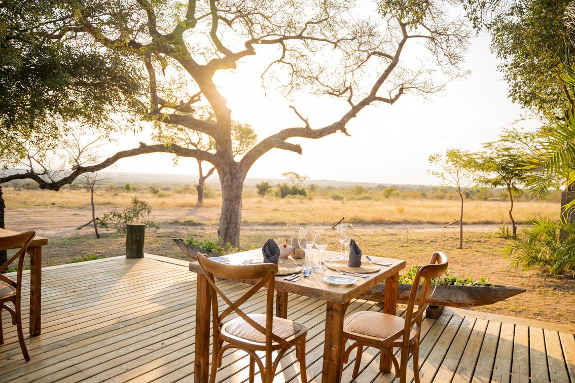 walkers plains camp eating area